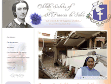 Tablet Screenshot of oblatesisters.org