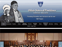 Tablet Screenshot of oblatesisters.com